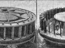 Aiviekstes HES vajadzībām 1932. gadā G. Waldispühl izgatavotā turbīna — lielākā Latvijā