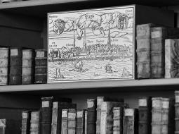 Daļa no Rīgas jezuītu kolēģijas bibliotēkas (1583—1621) krājuma Upsalas Universitātes bibliotēkā.
Foto — Ilmārs Znotiņš