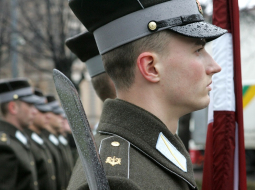 Latvijas armijas karavīri. Foto - Gatis Dieziņš, LETA