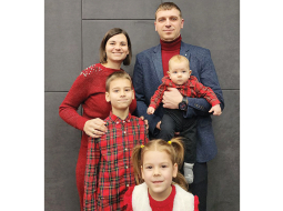 Oleksija Marčenko ģimene.
Foto no personīgā arhīva
