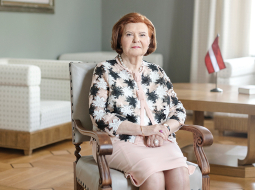 Vaira Vīķe-Freiberga.
Foto — Reinis Hofmanis