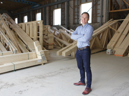 Raitis Freimanis, SIA Freimans Timber Constructions īpašnieks.
Foto — Jēkabs Aleksandrs Krūmiņš