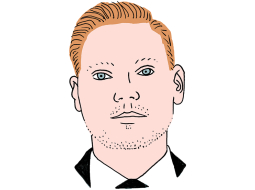 Toms Platacis.
Zīmējums — Ernests Kļaviņš