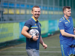 Futbola treneris Dmitro Ržondkovskis.
Foto no personīgā arhīva