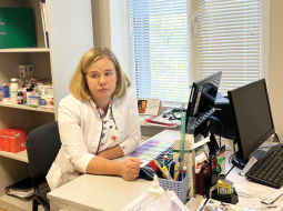 Pediatre Olena Opanasenko.
Foto no personīgā arhīva