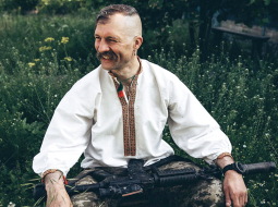 Ukrainas bruņoto spēku kājnieku vienības komandieris Oleksandrs Jabčanka.
Foto no personīgā arhīva