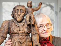Ieva Romanova un Lielais Kristaps.
Foto — Ieva Salmane