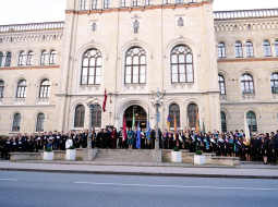 Latvijas Universitātes (LU) studentu svētkos "Aristotelis". Foto - Ieva Leiniša, LETA