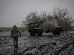 Avdijivka Ukrainā pērn 16.decembrī.  Ozge Elif Kizil / Anadolu (Photo by Ozge Elif Kizil / ANADOLU / Anadolu via AFP)