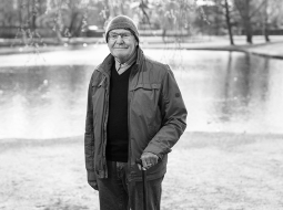 Alberts Bels 2020. gadā, sniedzot interviju žurnālam Ir.
Foto — Reinis Hofmanis