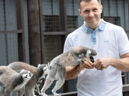 Sandijs Baļčūns, SIA Sigulda zoo īpašnieks.
Foto — Ieva Salmane