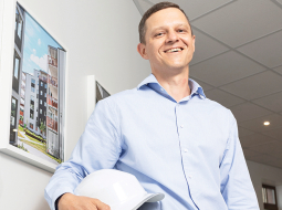Uldis Ķempe, SIA Building Construction Design īpašnieks un vadītājs.
Foto — Ieva Salmane