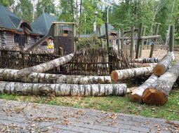 Šogad materiālie zaudējumi Tērvetes dabas parkā ir lielāki, jo koki bojājuši arī infrastruktūru.
Foto — Ilze Šķietniece