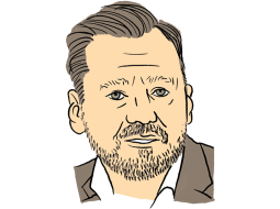 Edmunds Apsalons.
Zīmējums — Ernests Kļaviņš