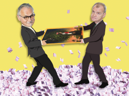 Jānis Zuzāns (pa kreisi) un Ainārs Gulbis.
Ilustrācija — Miko un Elizabete Rodes