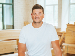 Jurijs Šiļins, SIA Easywood dibinātājs un vadītājs.
Foto — Lauris Aizupietis