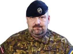 Majors Jānis Slaidiņš. Publicitātes foto