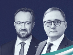Ģedimins Šimkus (no kreisās) un Mārtiņš Kazāks