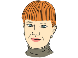 Minna Olandere.
Zīmējums — Ernests Kļaviņš