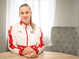 Marijas Petrovas vārds pavisam nesen ierakstīts sporta vingrošanas vēsturē.
Foto — Edgars Pohevičs