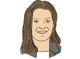 Ieva Jāgere. Zīmējums – Ernests Kļaviņš