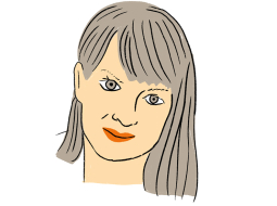 Laura Slaviņa. Zīmējums – Ernests Kļaviņš
