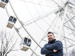 Projekta īstenotāja RPR Operators pārstāvis Dimitrijs Uspenskis.
Foto — Ieva Salmane