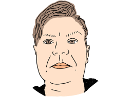 Sarmīte Cīrule. Zīmējums — Ernests Kļaviņš