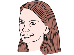 Anita Brauna. Zīmējums — Ernests Kļaviņš