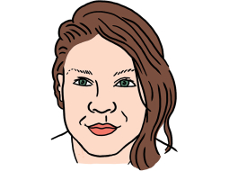 Gunita Gudone. Zīmējums — Ernests Kļaviņš