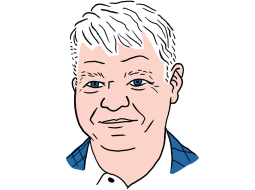 Raimonds Okmanis. Zīmējums — Ernests Kļaviņš