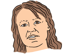 Solvita Strāķe. Zīmējums — Ernests Kļaviņš