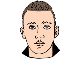 Emīls Asars. Zīmējums — Ernests Kļaviņš