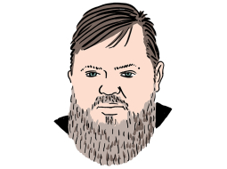 Oskars Irbītis. Zīmējums — Ernests Kļaviņš