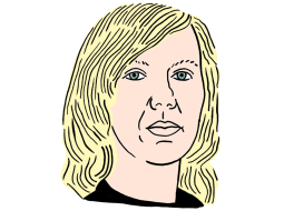 Sigita Geida. Zīmējums — Ernests Kļaviņš