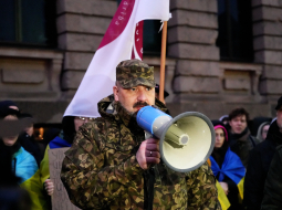 Majors Jānis Slaidiņš. LETA