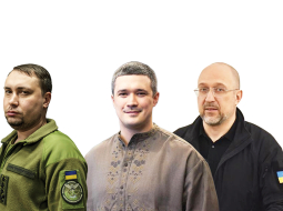 Jaunais Ukrainas prezidenta administrācijas vadītājs Kirilo Budanovs, jaunais aizsardzības ministrs Mihailo Fjodorovs, jaunais enerģētikas ministrs Deniss Šmihaļs. Foto — The New York Times un publicitātes attēli