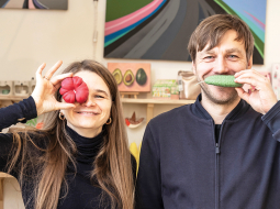 Aiva un Jānis Baloži, SIA Arisa un zīmola Gardenia Eco vadītāji.