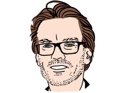 Ekehards Ernsts. Zīmējums — Ernests Kļaviņš