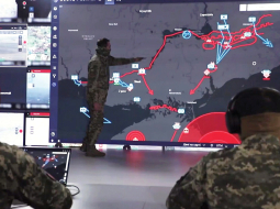 Platforma Delta ļauj reālajā laikā pārredzēt kaujas lauku, plānot operācijas un vienībām apmainīties ar datiem, apvienojot dažādus kara elementus kopējā vadības sistēmā. Foto — Ukrainas Bruņotie spēki