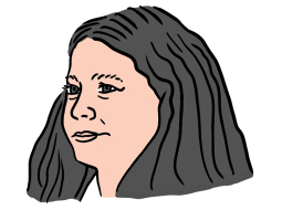 Sevhila Musajeva. Zīmējums — Ernests Kļaviņš