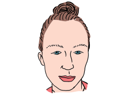 Kate Karolīna Tomašūna. Zīmējums — Ernests Kļaviņš