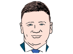Kārlis Siliņš. Zīmējums — Ernests Kļaviņš