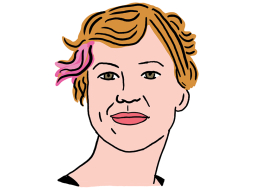 Marta Rībele. Zīmējums — Ernests Kļaviņš