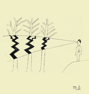 Māra Bišofa karikatūra.