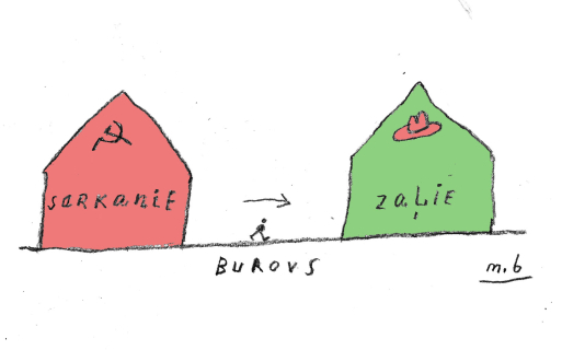 No sarkaniem uz zaļiem/Māris Bišofs.