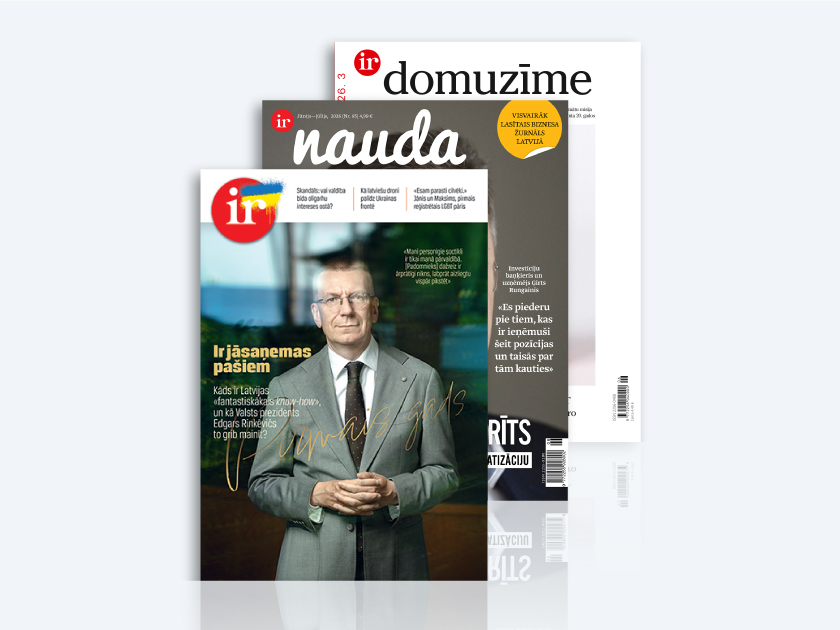 KOMPLEKTS IR + IR NAUDA + DOMUZĪME